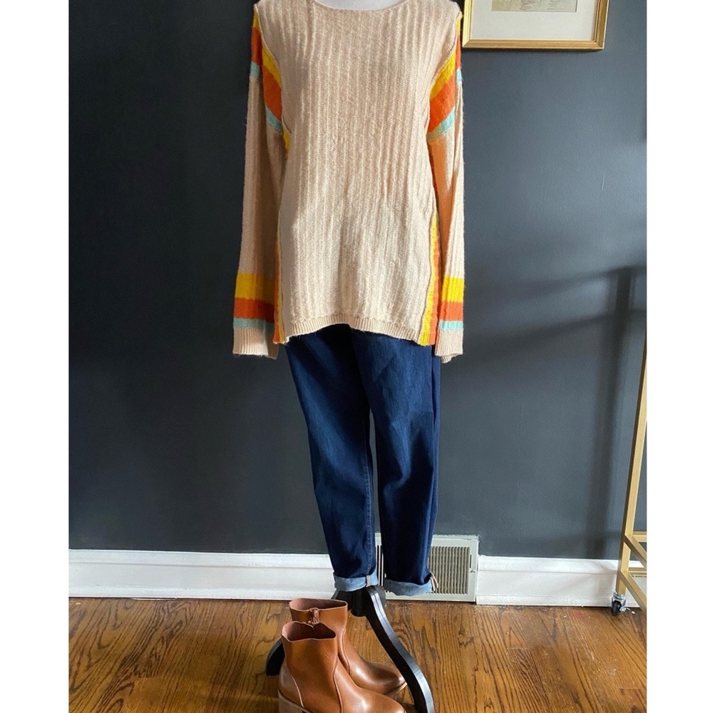 Multicolor Striped Sweater - Picture 3 of 10